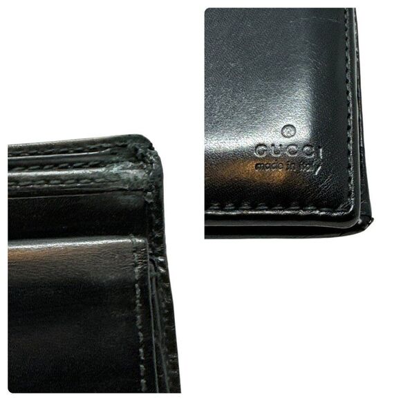 Gucci Logo Leather Bifold Wallet - Picture 6 of 8